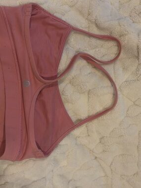 lululemon athletica Dusty Rose Strappy Sports Bra